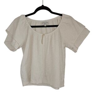 Madewell | Texture & Thread Tiered Sleeve Women's Top Size XS